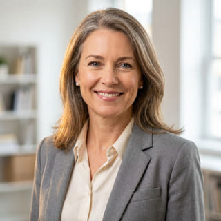 Photo de profil de Sarah Coleman, présentée comme Directrice Financière au sein de Prorogéance